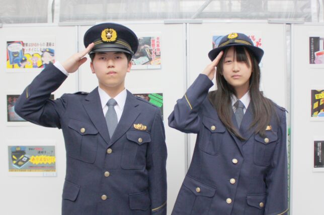 【防犯の集い】札幌方面中央警察署とSMGがコラボ！在校生が一日警察署長を務めました！